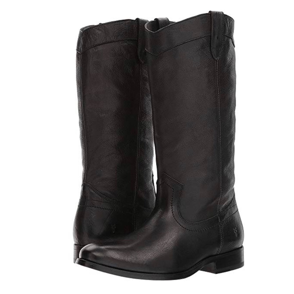 FRYE Mellissa Pull-On Boots - Black - Size 9 - NIB